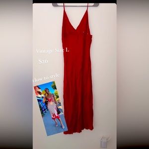 Red nightgown